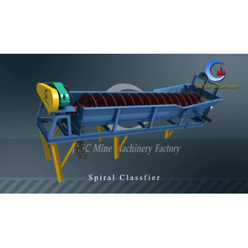 China Mini Spiral Washer Equipment Rock River Stone Silica Screw Sand Washing Machine Price